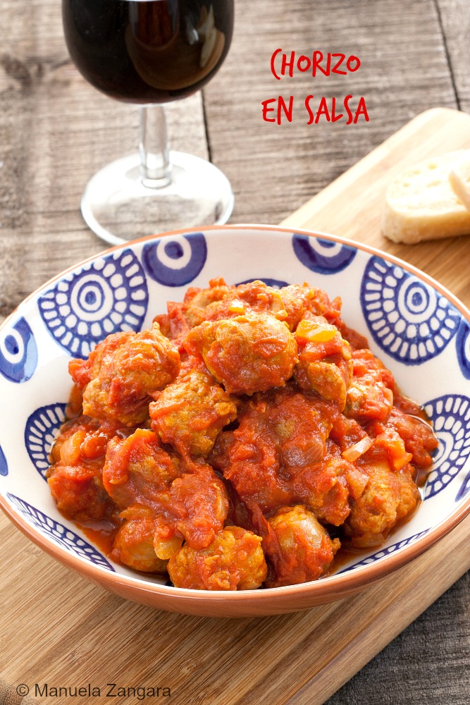 Chorizo en Salsa