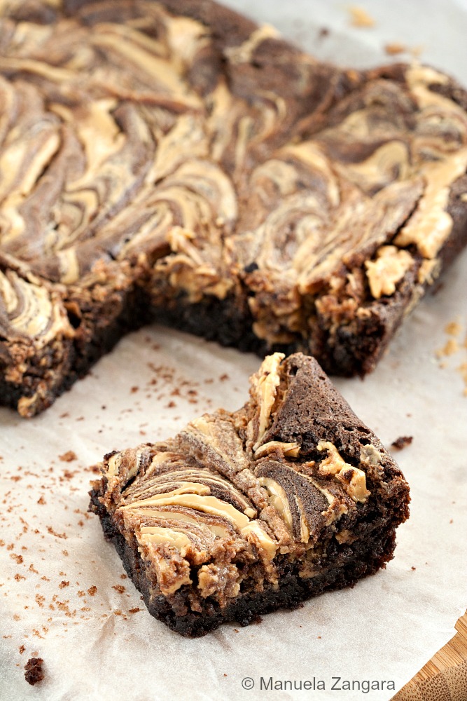 Peanut Butter Swirl Brownies