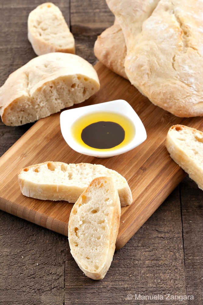 Quick No- Knead Ciabatta Bread