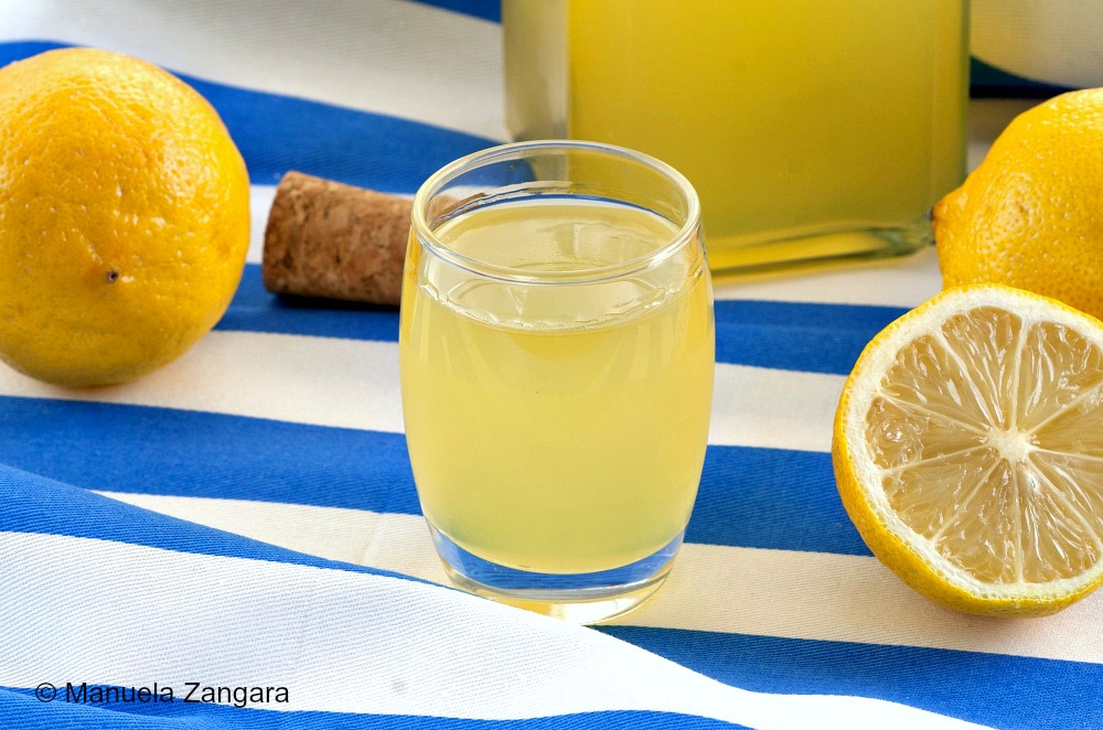 Home-made Limoncello