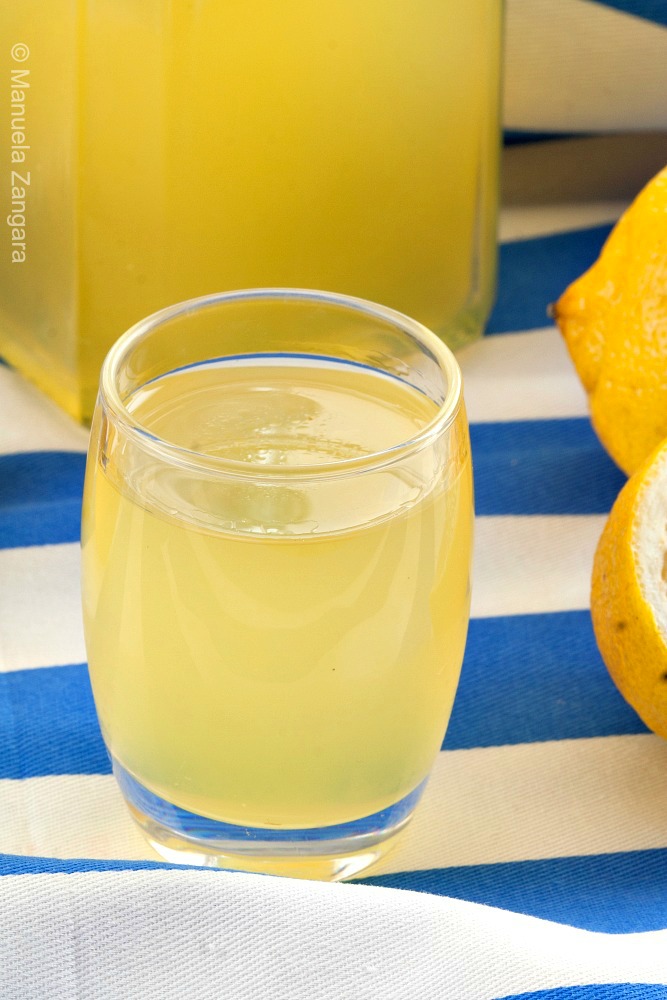 Home-made Limoncello