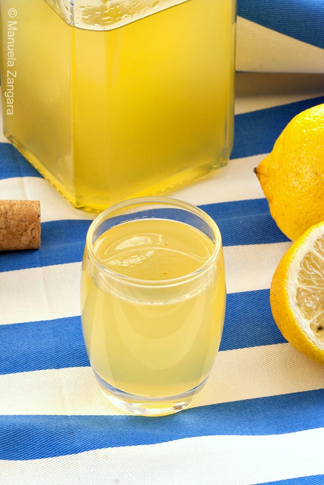 Home-made Limoncello