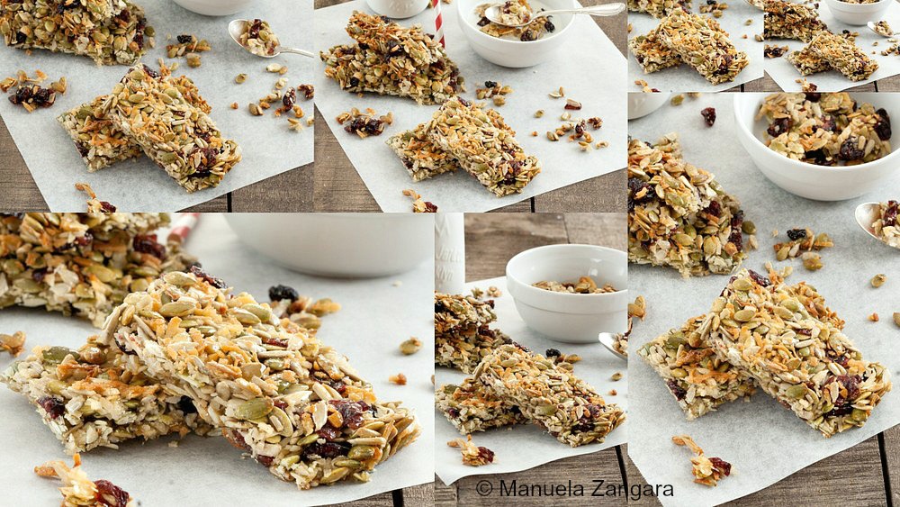 Seeded Cranberry Crunch Granola Bars