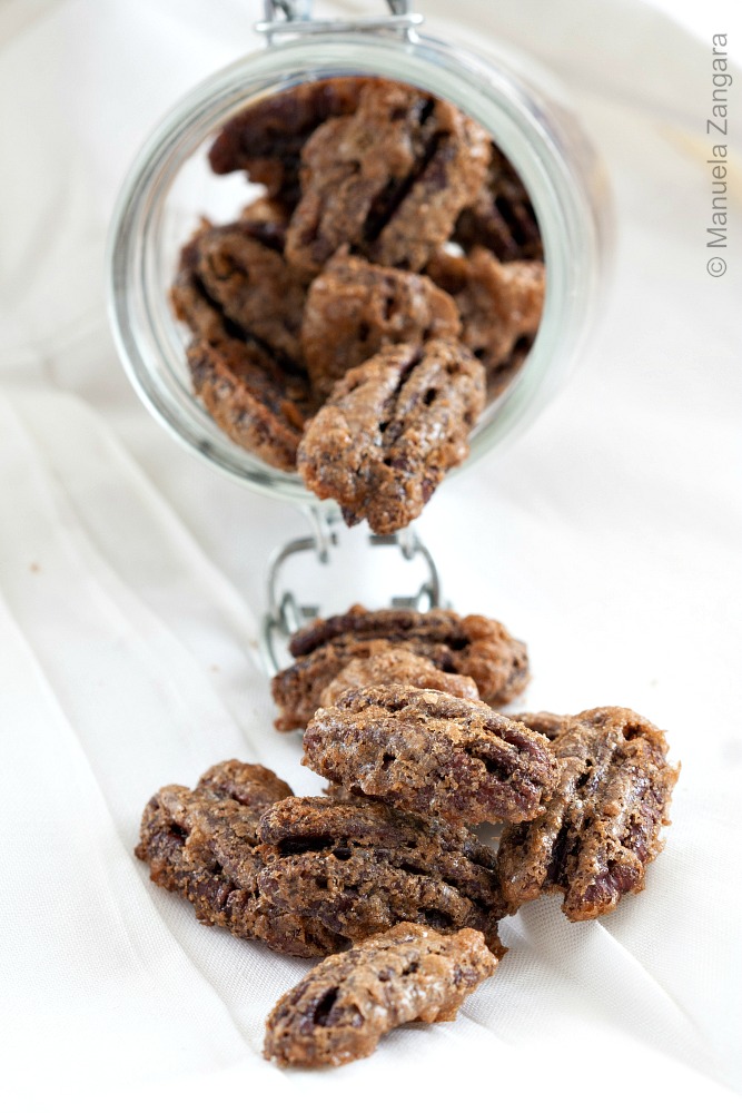 Rum Glazed Roasted Pecans