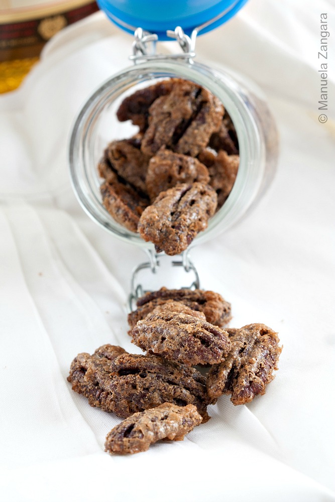 Rum Glazed Roasted Pecans