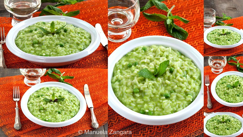 Cream of Pea and Mint Risotto