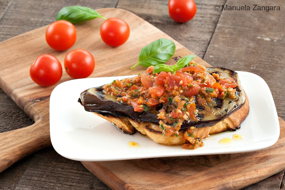 Bruschetta with Eggplant and Matarocco