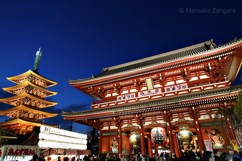 Sensoji by night