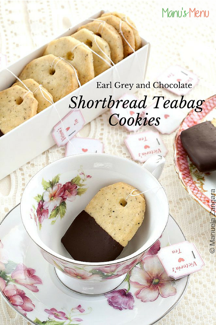 Earl Grey and Chocolate Shortbread Teabag Cookies
