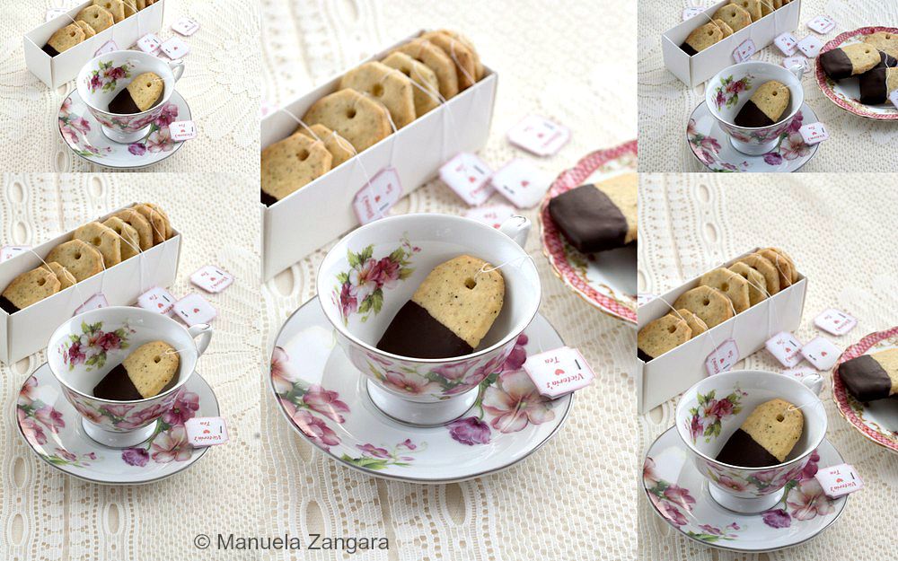 Earl Grey and Chocolate Shortbread Teabag Cookies