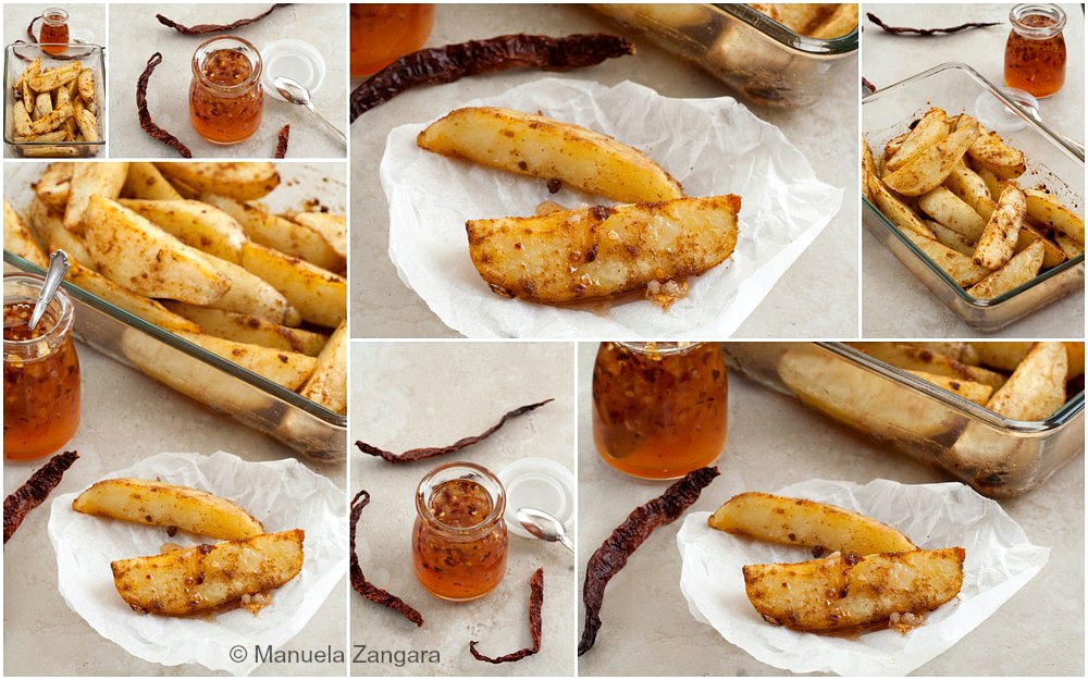 Spiced Potato Wedges with Easy Sweet Chilli Sauce