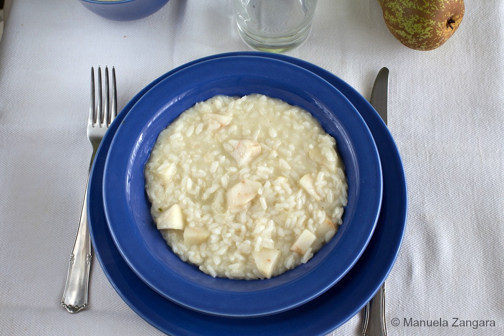 Castelmagno and Pear Risotto