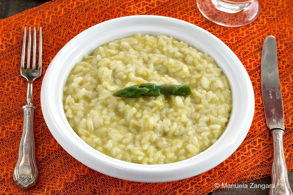 Cream of Asparagus and Spumante Risotto