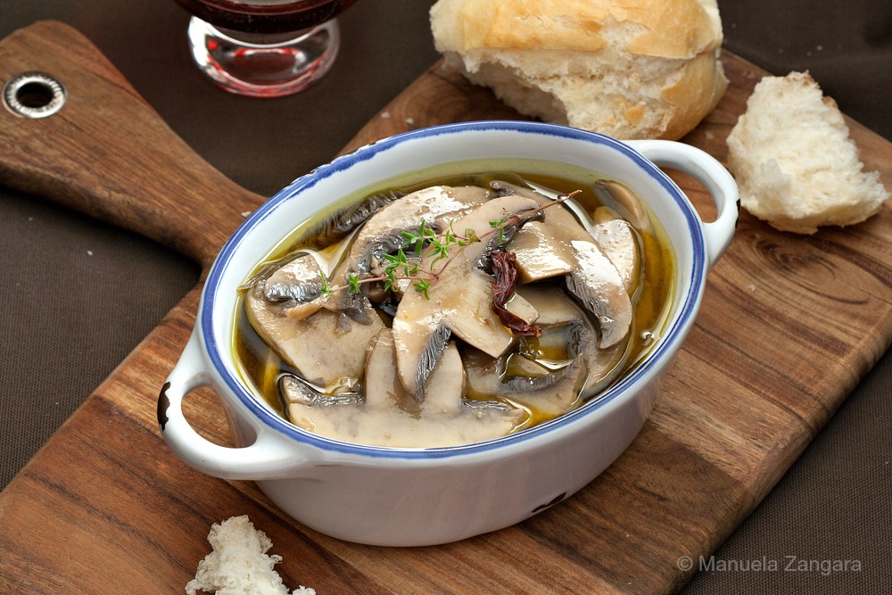 Mushrooms in Escabeche