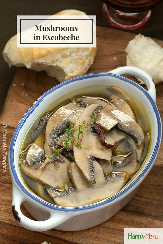 Mushrooms in Escabeche