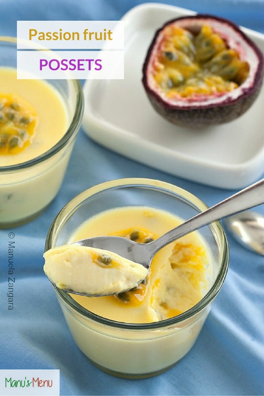 Passion fruit Possets