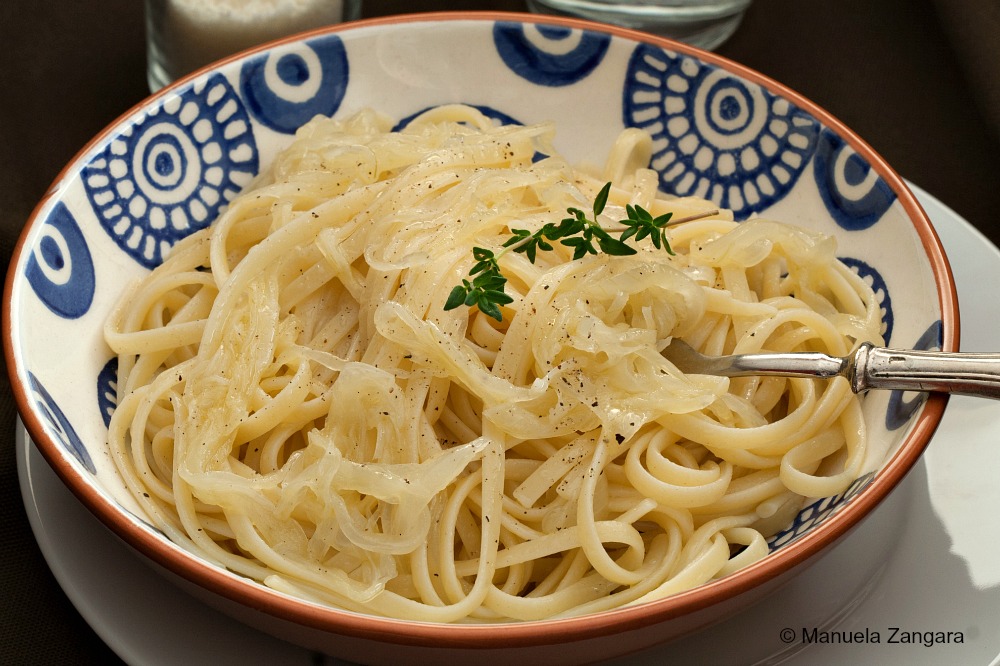 Pasta with Braised Onions