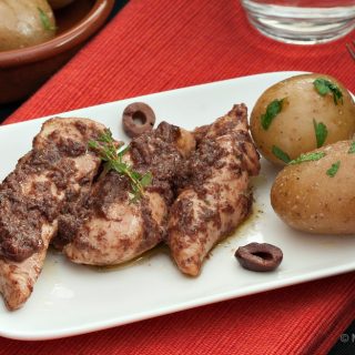 Chicken with Black Olive Tapenade