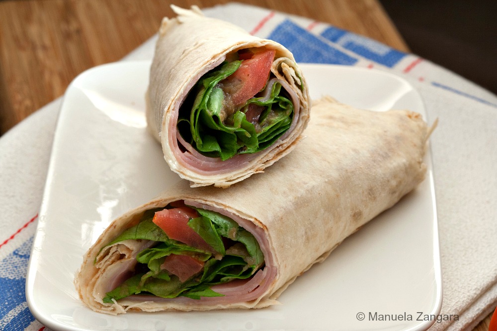 Ham Lettuce Tomato Wrap