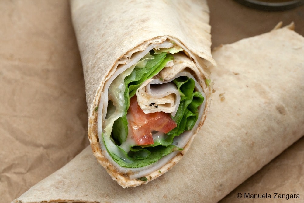 Turkey Eggplant Caviar Lettuce Wrap