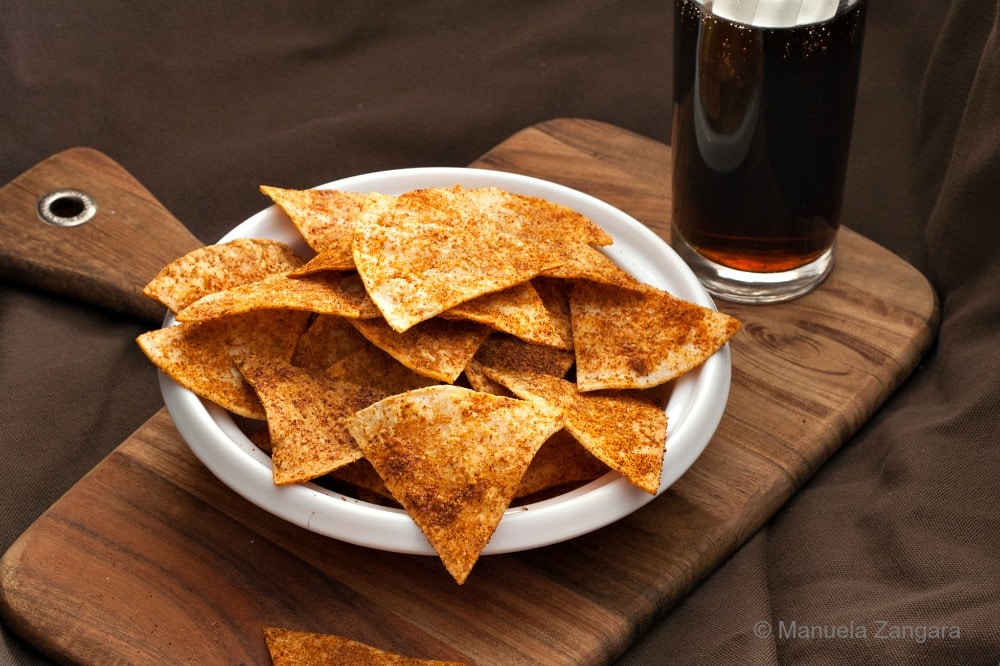 Home-made Doritos