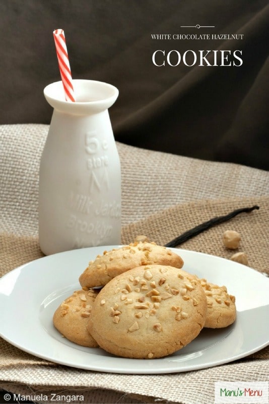 White Chocolate Hazelnut Cookies