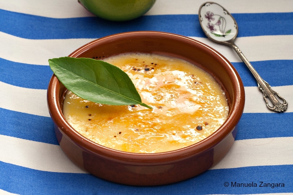 Lime Leaf Crème Brûlée