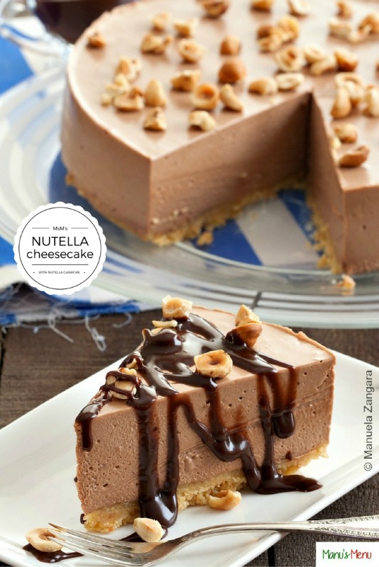 Nutella Cheesecake with Nutella Ganache