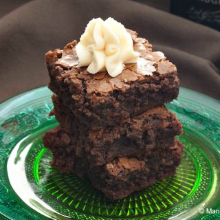 Guinness Brownies with Baileys Frosting