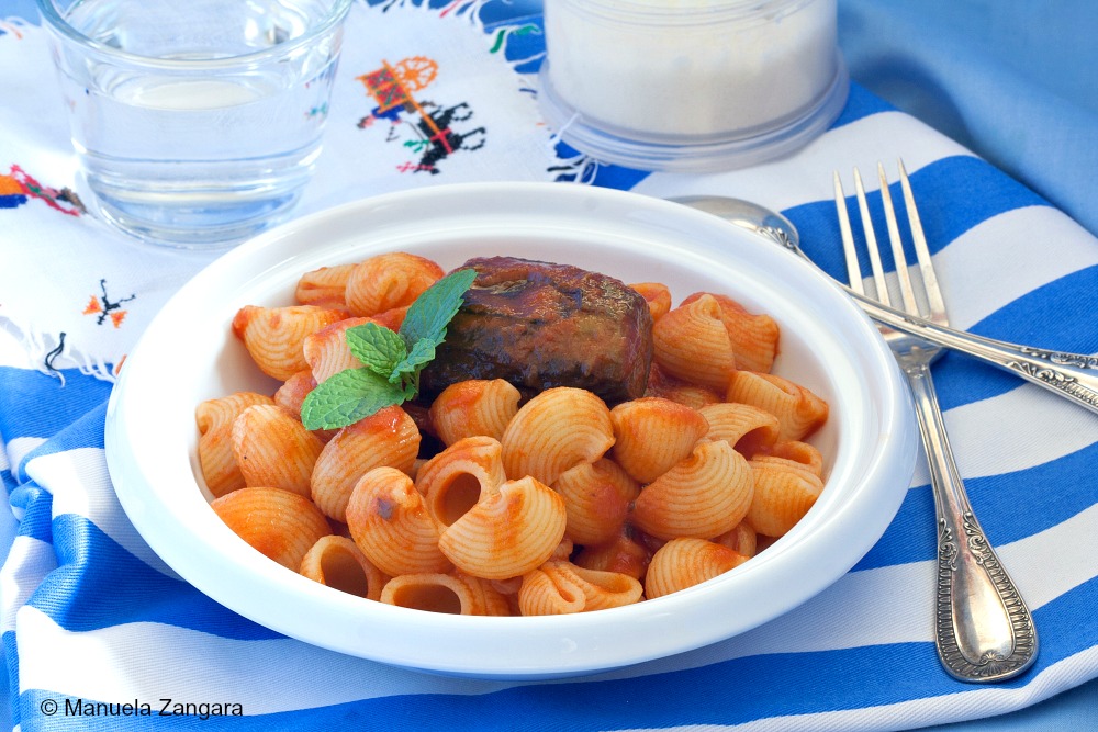 Pasta with Baby Eggplants