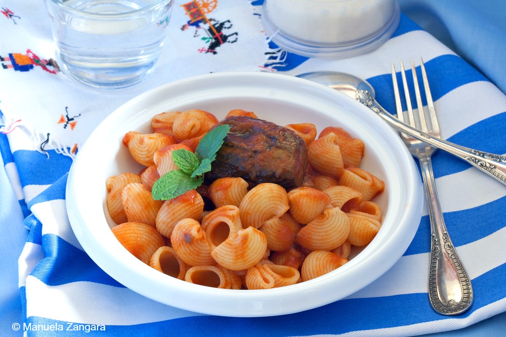 Pasta with Baby Eggplants