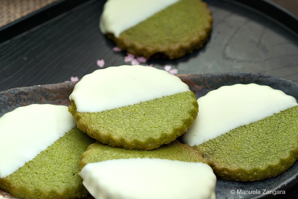 Matcha White Chocolate Shortbread