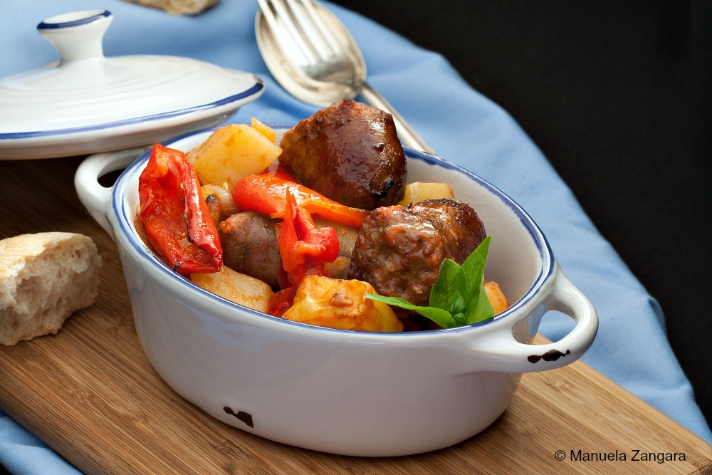 Italian Sausage with Bell Peppers and Potatoes