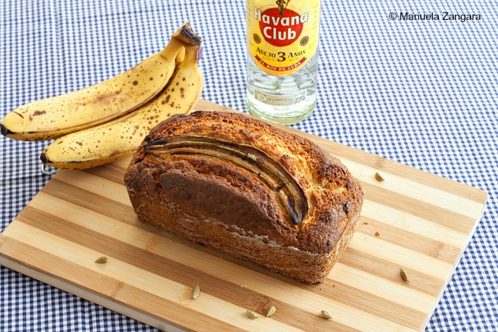 Cardamom Rum Banana Bread