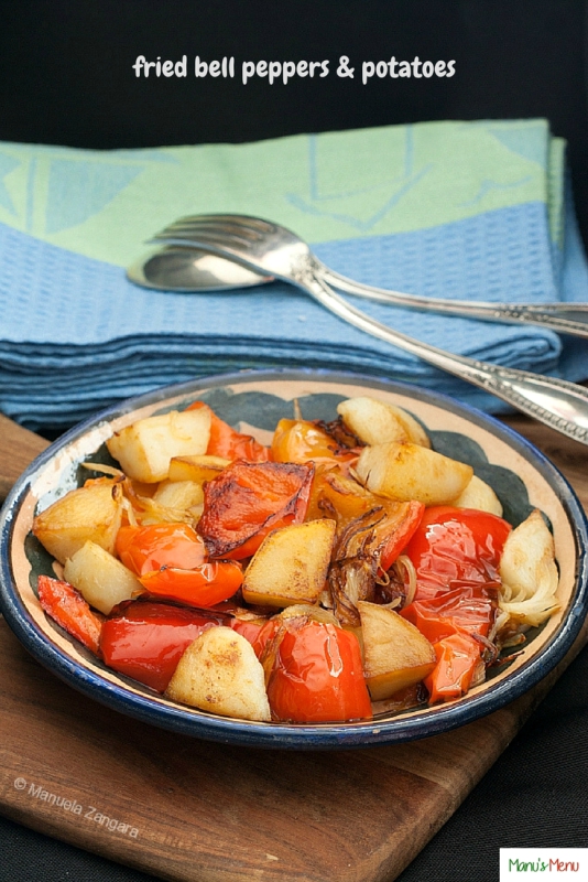 Fried Bell Peppers and Potatoes