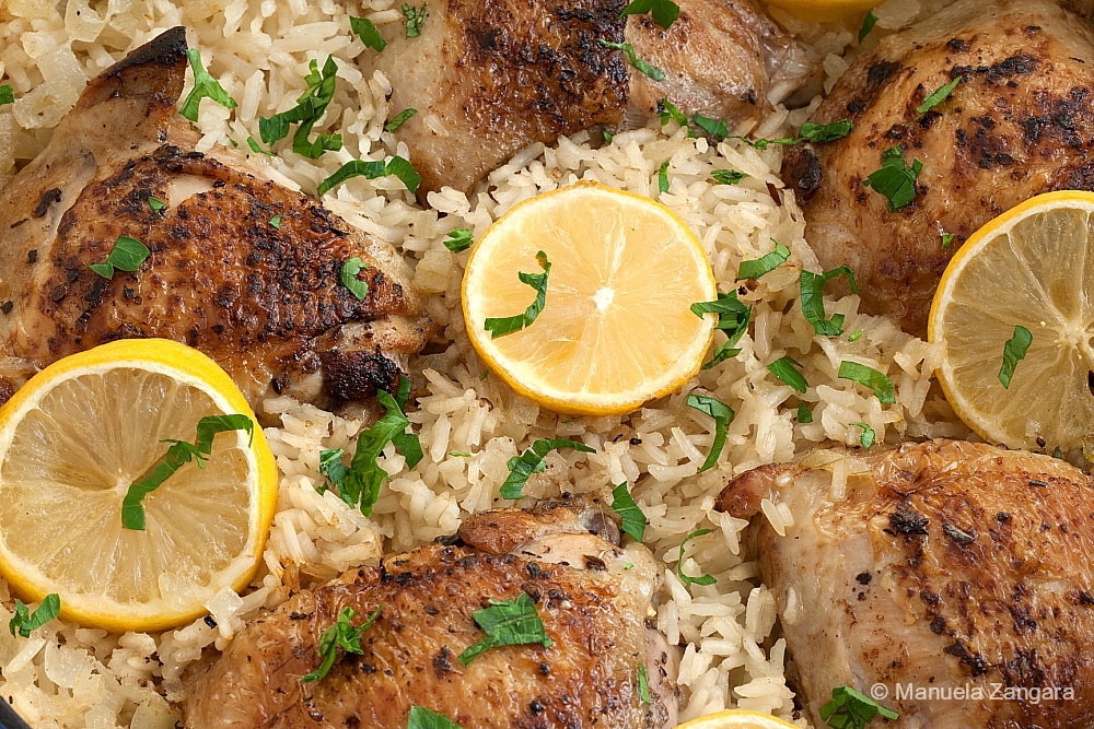 One Pot Chicken and Lemon Rice