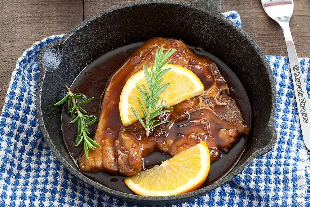 Skillet Marmalade Pork Chops