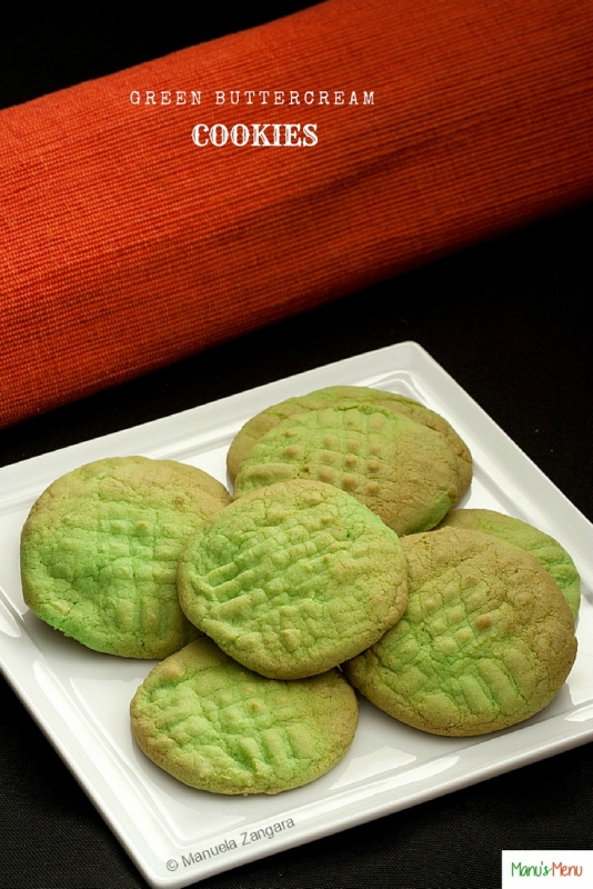 Green Buttercream Cookies