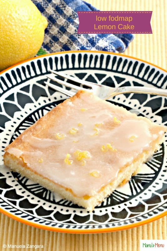 Low Fodmap Lemon Cake