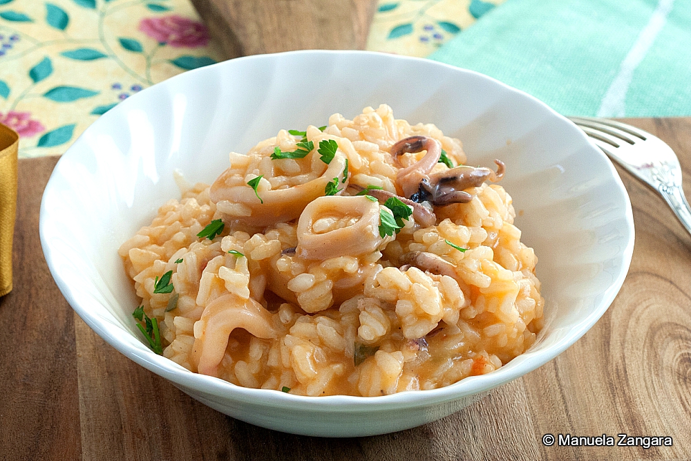 Low Fodmap Calamari Risotto