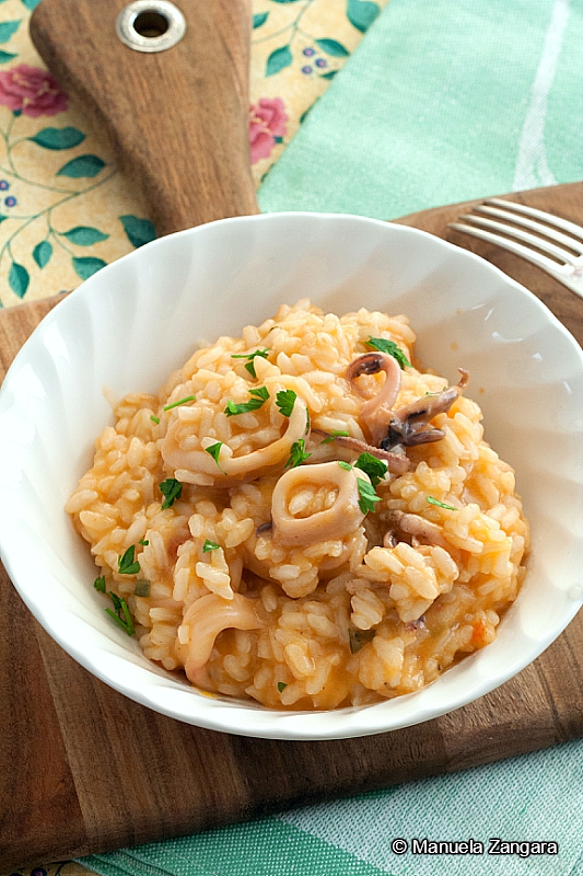 Low Fodmap Calamari Risotto