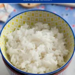 Bowl of perfectly cooked long grain rice.