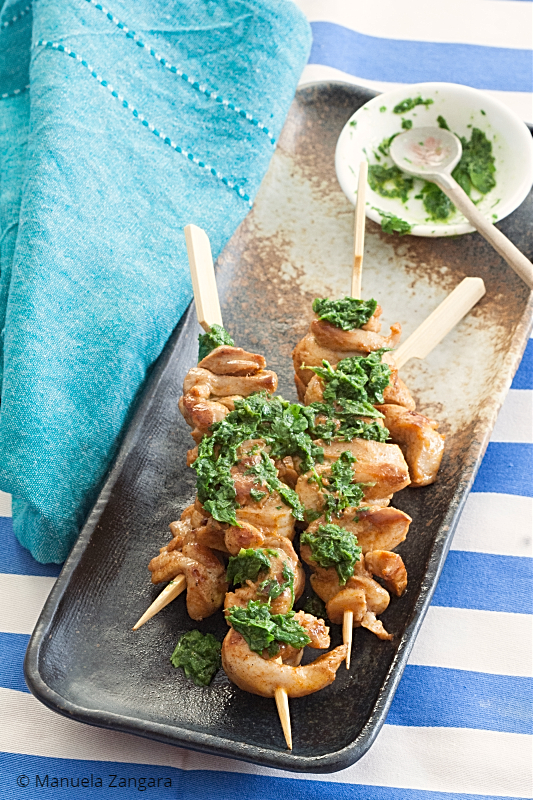 Low Fodmap Portuguese Style Chicken Skewers