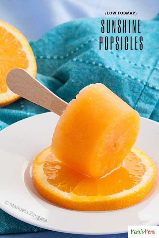 Low Fodmap Sunshine Popsicles