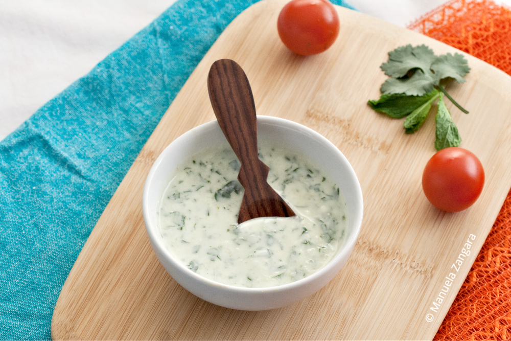 Low Fodmap Indian Yogurt Dip