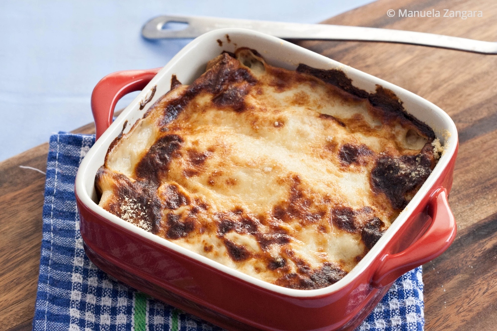 Sausage and Potato Sourdough Crespelle