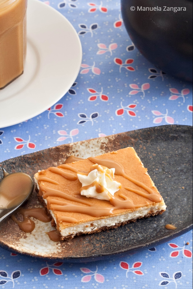 Low Fodmap Vanilla and Miso Caramel Cheesecake